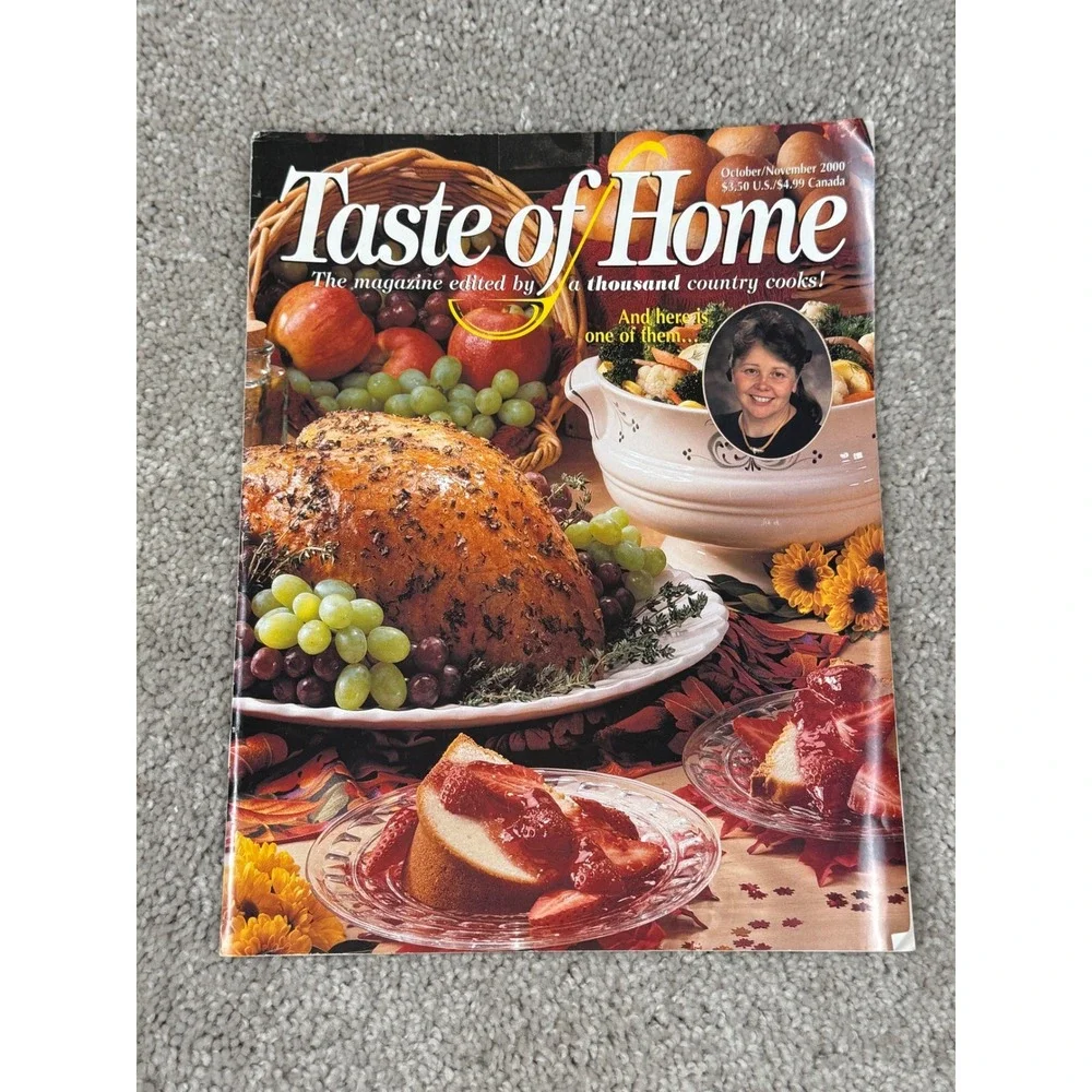 Taste of Home Magazine Lot 3 Issues 2000 2004 Holiday Fall Recipes Vintage